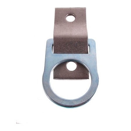 Gf Protection Guardian D-Ring 2 Hole Anchor Plate, Zinc Plated/Stainless Steel, 130-420 lbs. Capacity 360